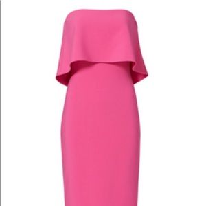 Likely Driggs Strapless Dress Size 6 Hot Pink